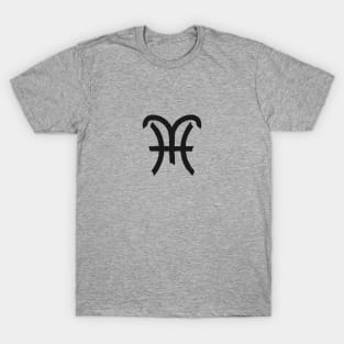 Pisces and Aries Double Zodiac Horoscope Signs T-Shirt